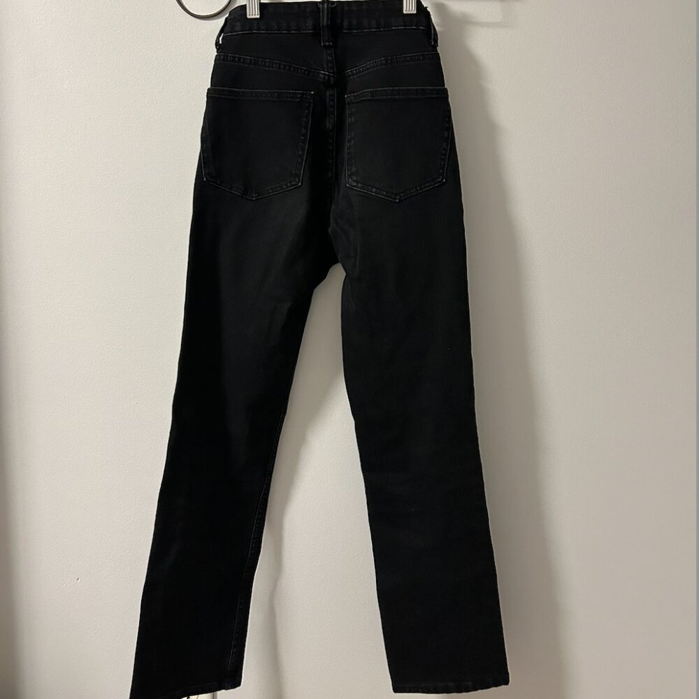 Zara Straight Leg Jeans Women's Size 0 - Picture 2 of 3